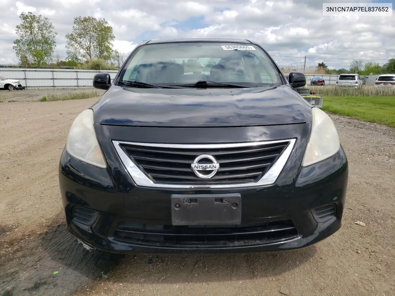 2014 Nissan Versa S VIN: 3N1CN7AP7EL837652 Lot: 56305665