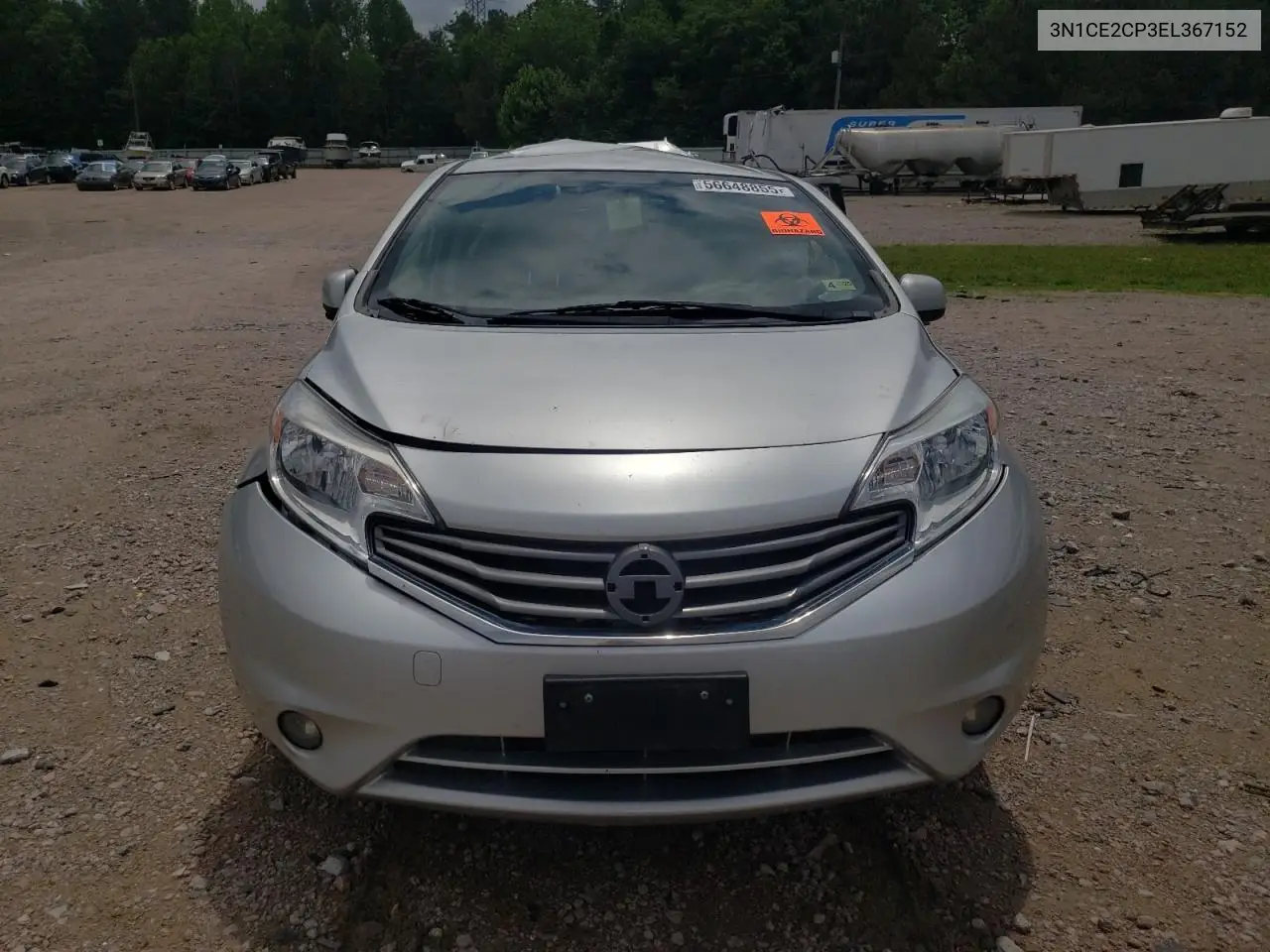 2014 Nissan Versa Note S VIN: 3N1CE2CP3EL367152 Lot: 56648855