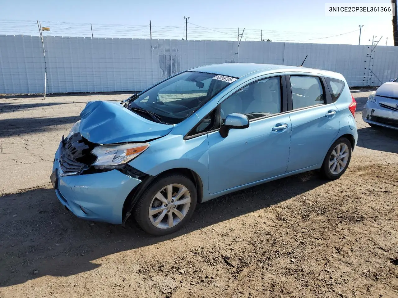 2014 Nissan Versa Note S VIN: 3N1CE2CP3EL361366 Lot: 56999725