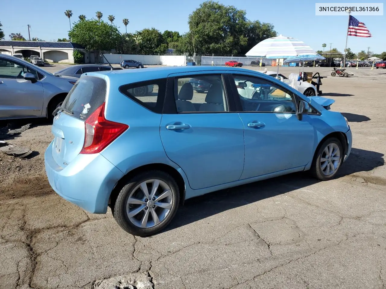 2014 Nissan Versa Note S VIN: 3N1CE2CP3EL361366 Lot: 56999725
