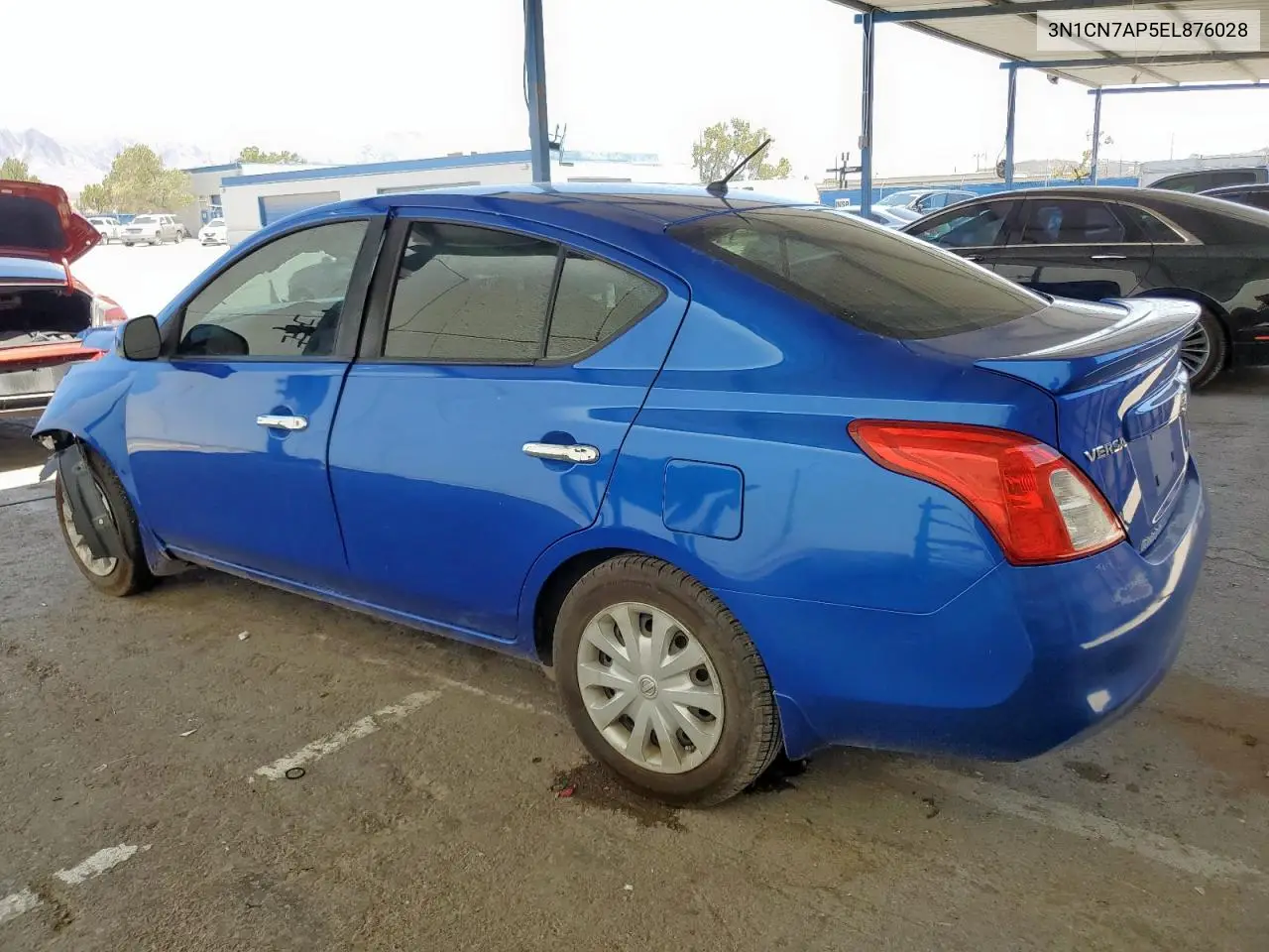 2014 Nissan Versa S VIN: 3N1CN7AP5EL876028 Lot: 60837895