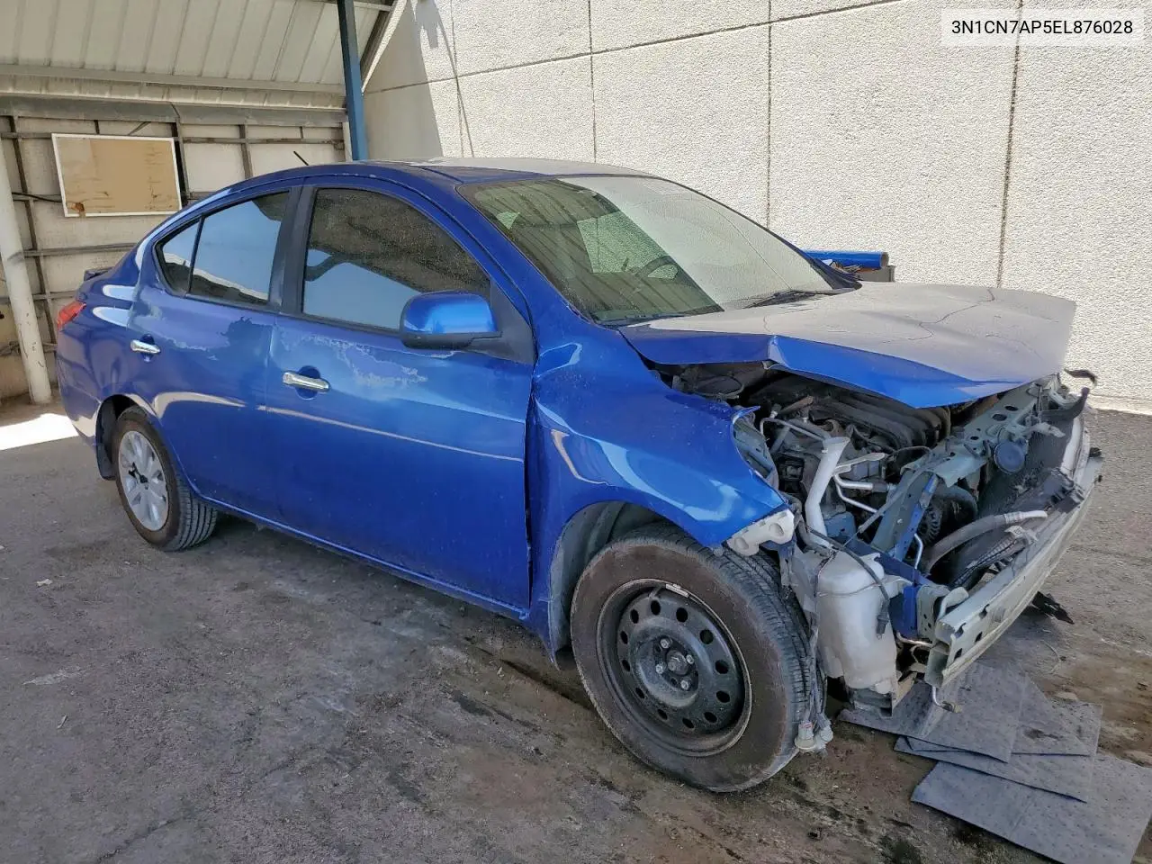 2014 Nissan Versa S VIN: 3N1CN7AP5EL876028 Lot: 60837895