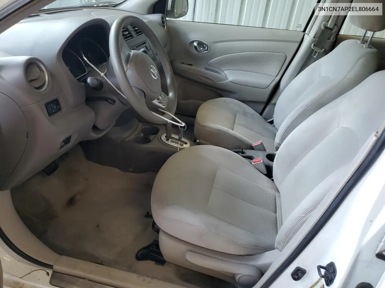 2014 Nissan Versa S VIN: 3N1CN7AP2EL806664 Lot: 62720325