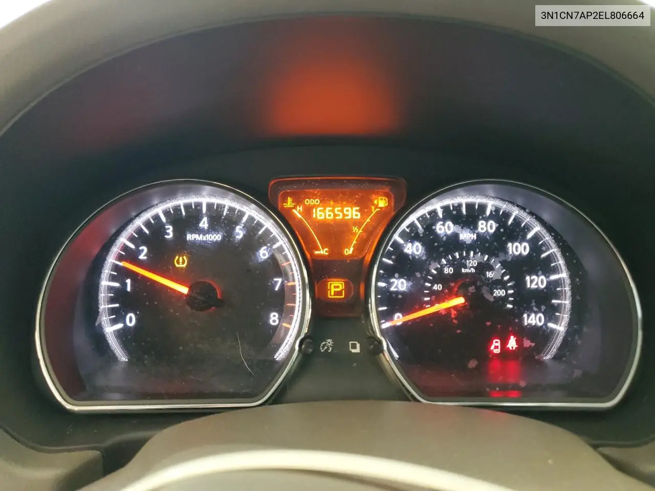 2014 Nissan Versa S VIN: 3N1CN7AP2EL806664 Lot: 62720325