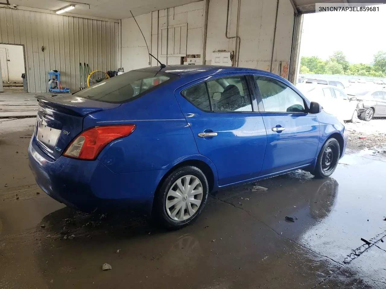 2014 Nissan Versa S VIN: 3N1CN7AP3EL859681 Lot: 62831565