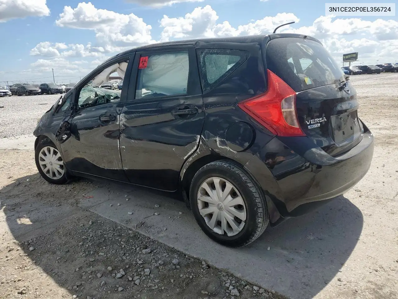 2014 Nissan Versa Note S VIN: 3N1CE2CP0EL356724 Lot: 63025495