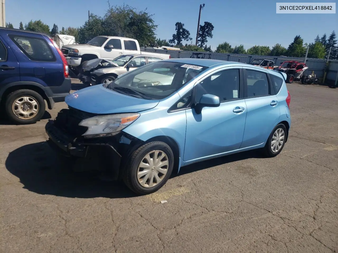 2014 Nissan Versa Note S VIN: 3N1CE2CPXEL418842 Lot: 63071935