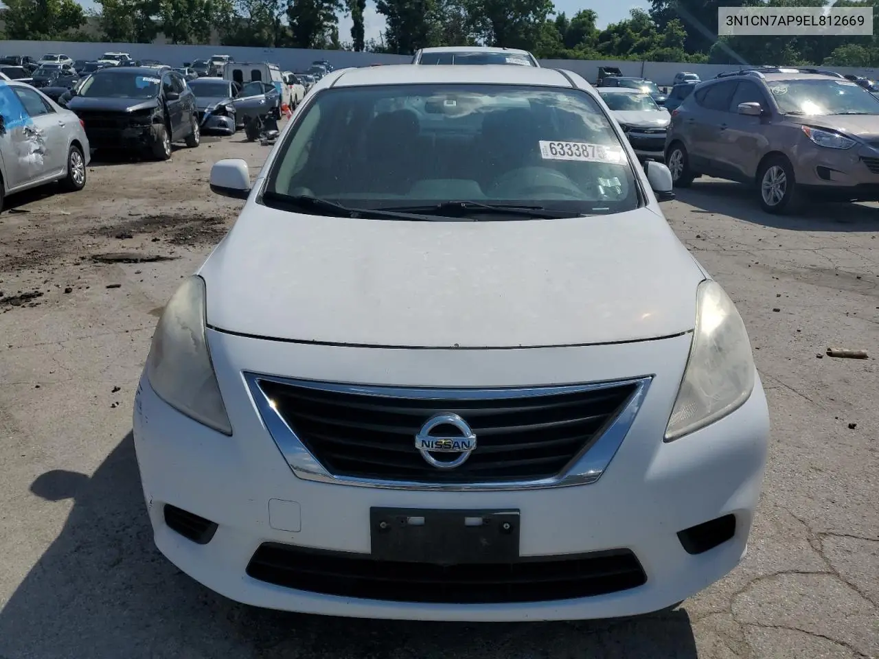 2014 Nissan Versa S VIN: 3N1CN7AP9EL812669 Lot: 63338755