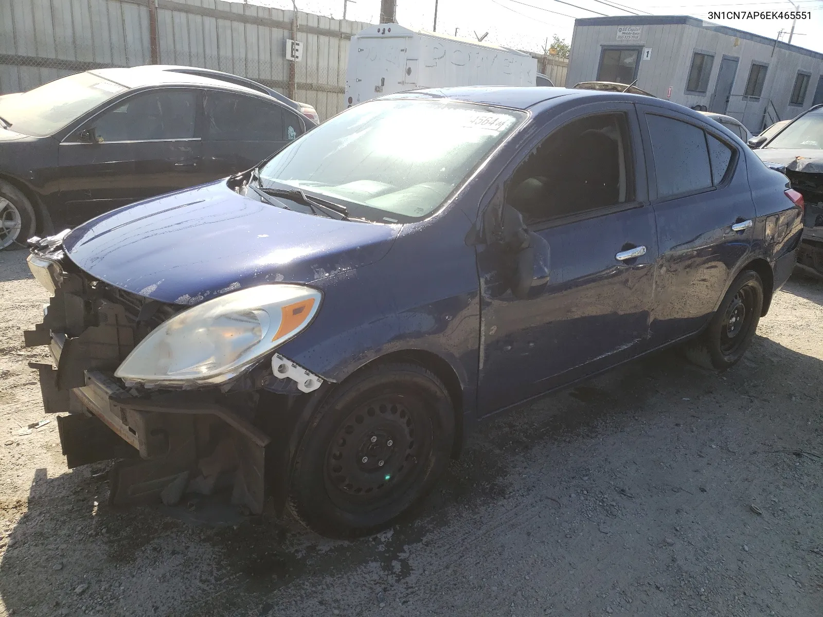 2014 Nissan Versa S VIN: 3N1CN7AP6EK465551 Lot: 68714564