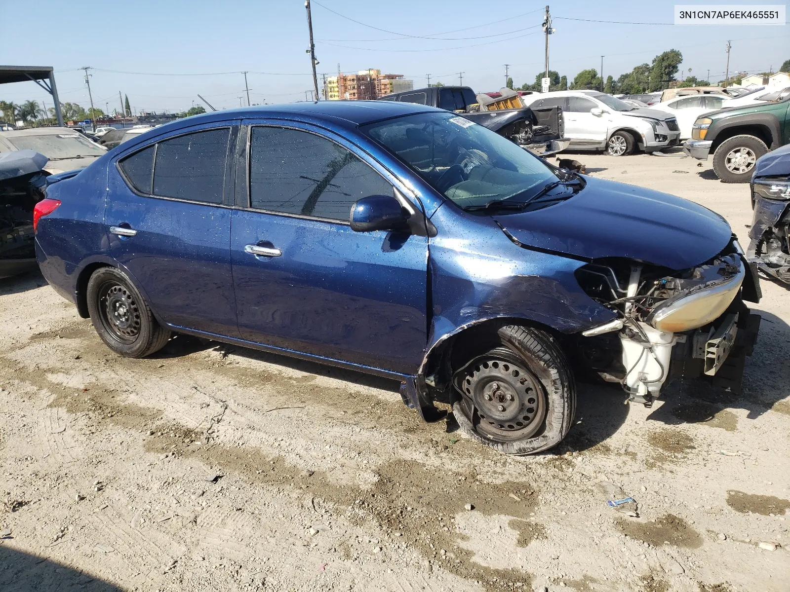 2014 Nissan Versa S VIN: 3N1CN7AP6EK465551 Lot: 68714564