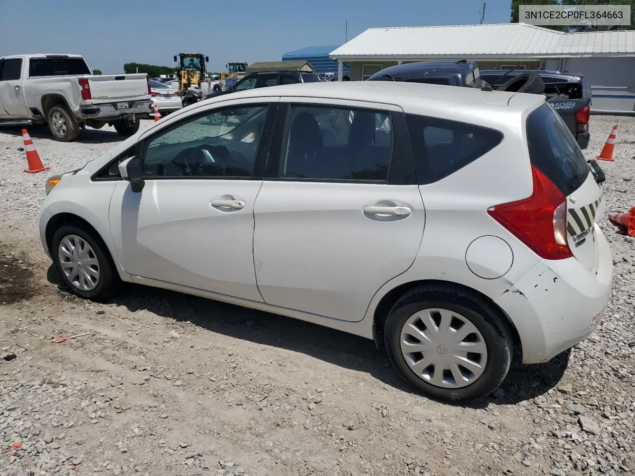 2015 Nissan Versa Note S VIN: 3N1CE2CP0FL364663 Lot: 56674635