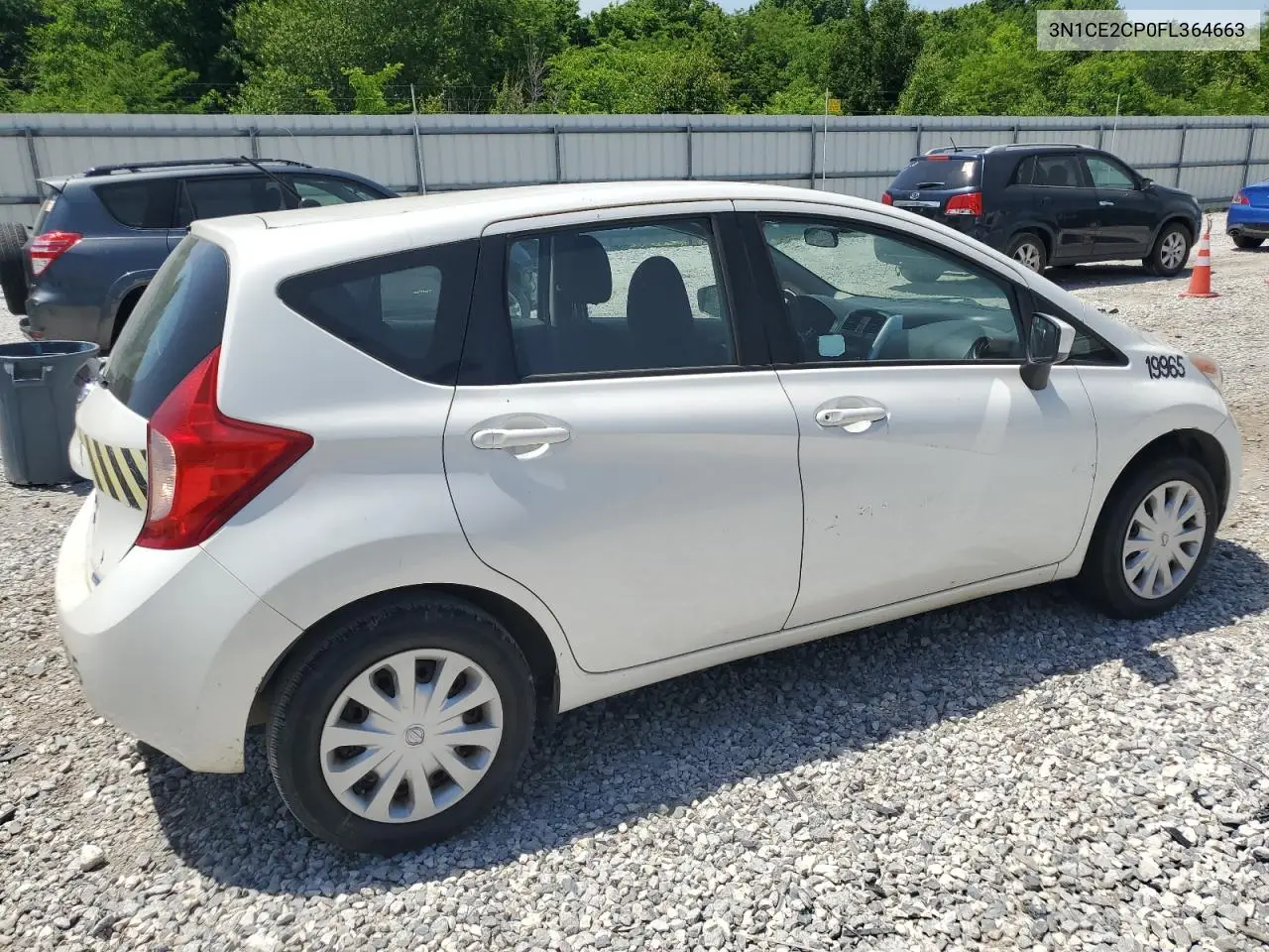 2015 Nissan Versa Note S VIN: 3N1CE2CP0FL364663 Lot: 56674635