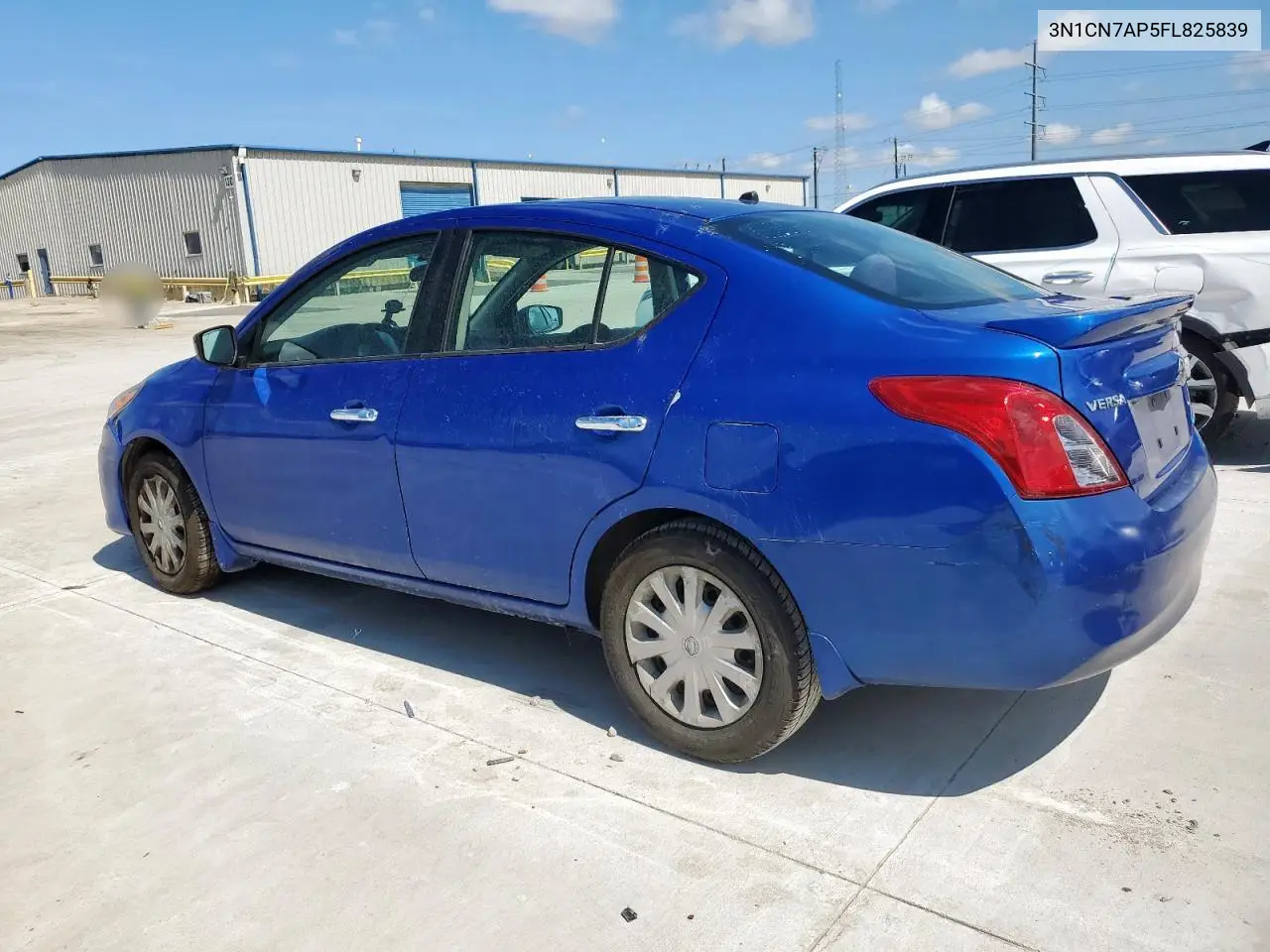 2015 Nissan Versa S VIN: 3N1CN7AP5FL825839 Lot: 59077625
