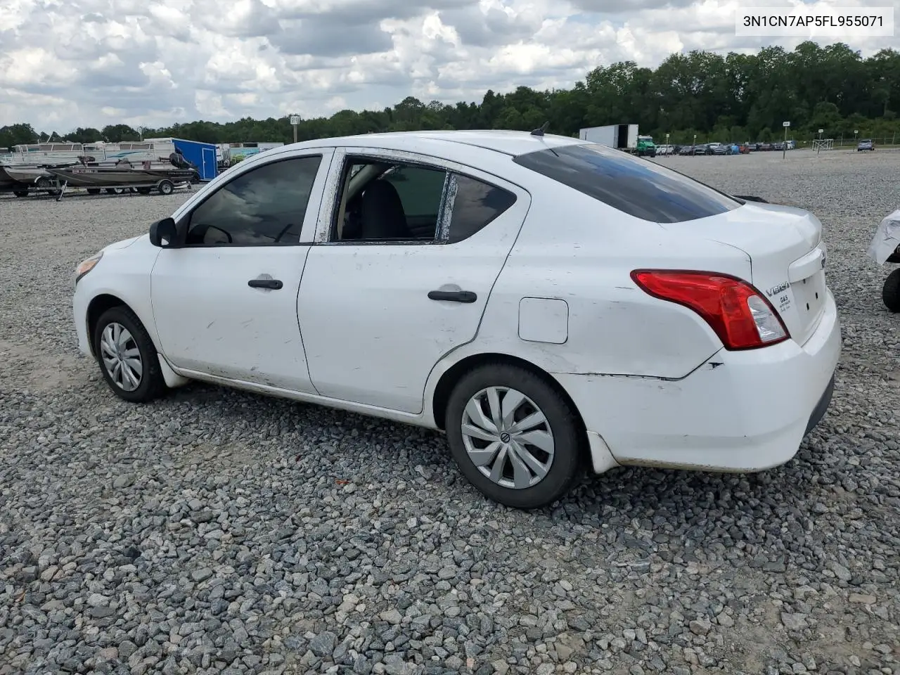 2015 Nissan Versa S VIN: 3N1CN7AP5FL955071 Lot: 61048535