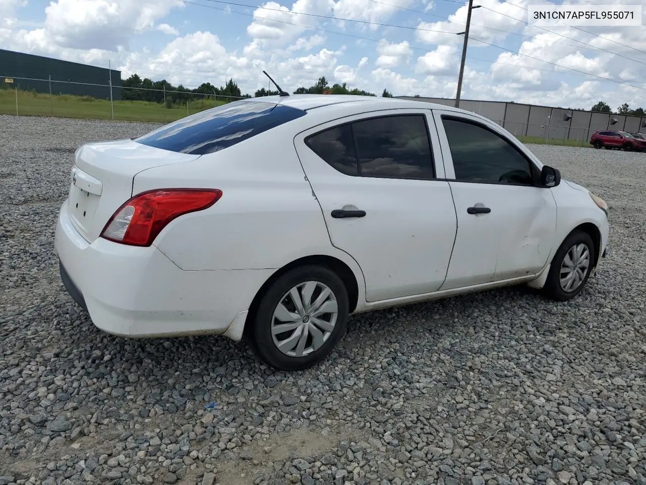 2015 Nissan Versa S VIN: 3N1CN7AP5FL955071 Lot: 61048535