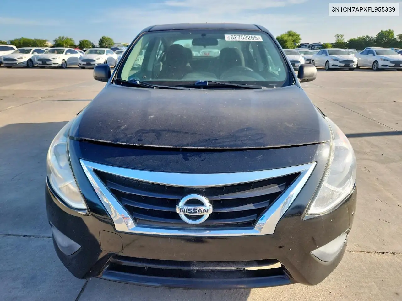 2015 Nissan Versa S VIN: 3N1CN7APXFL955339 Lot: 62753265