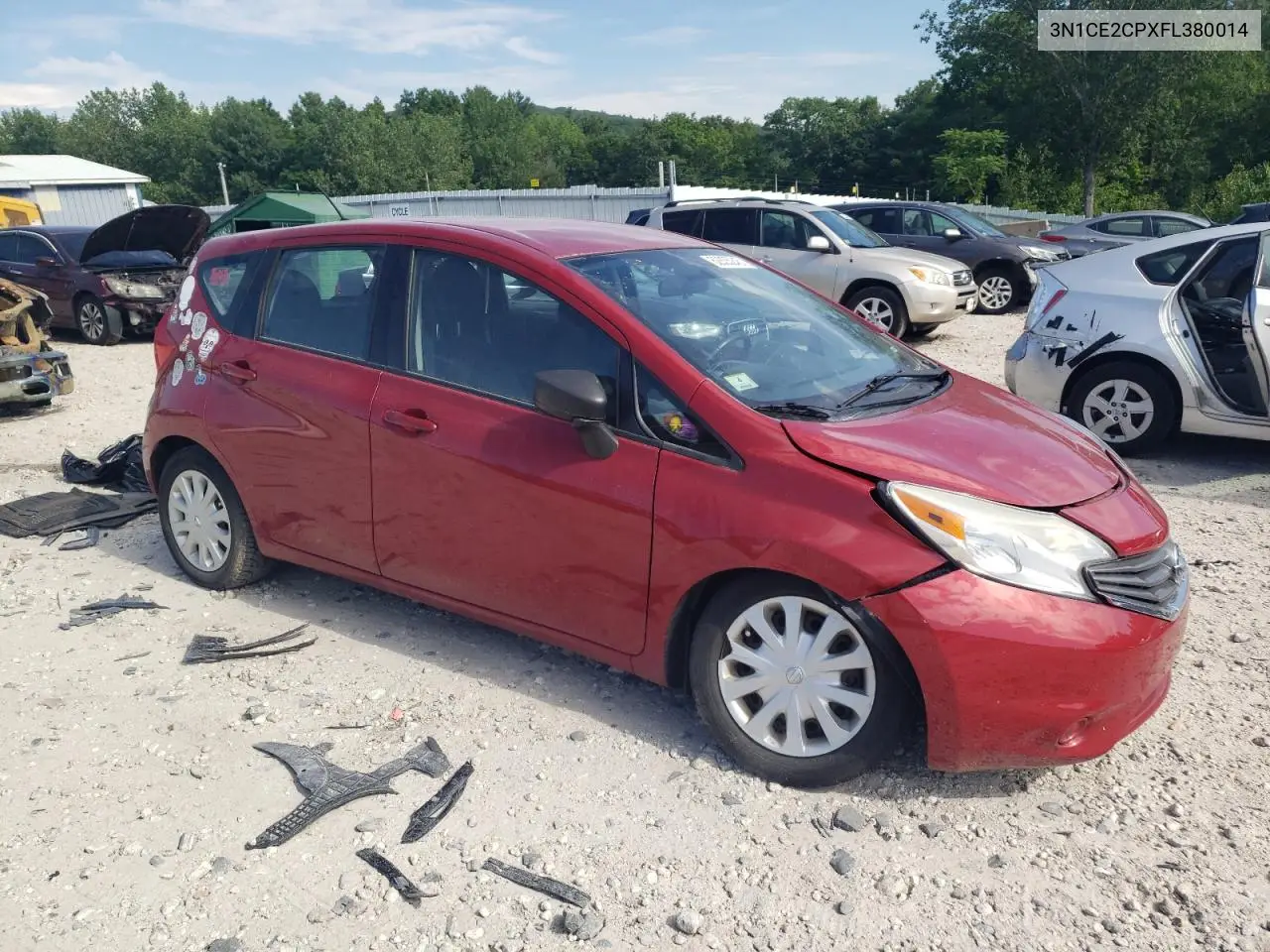 2015 Nissan Versa Note S VIN: 3N1CE2CPXFL380014 Lot: 62835245