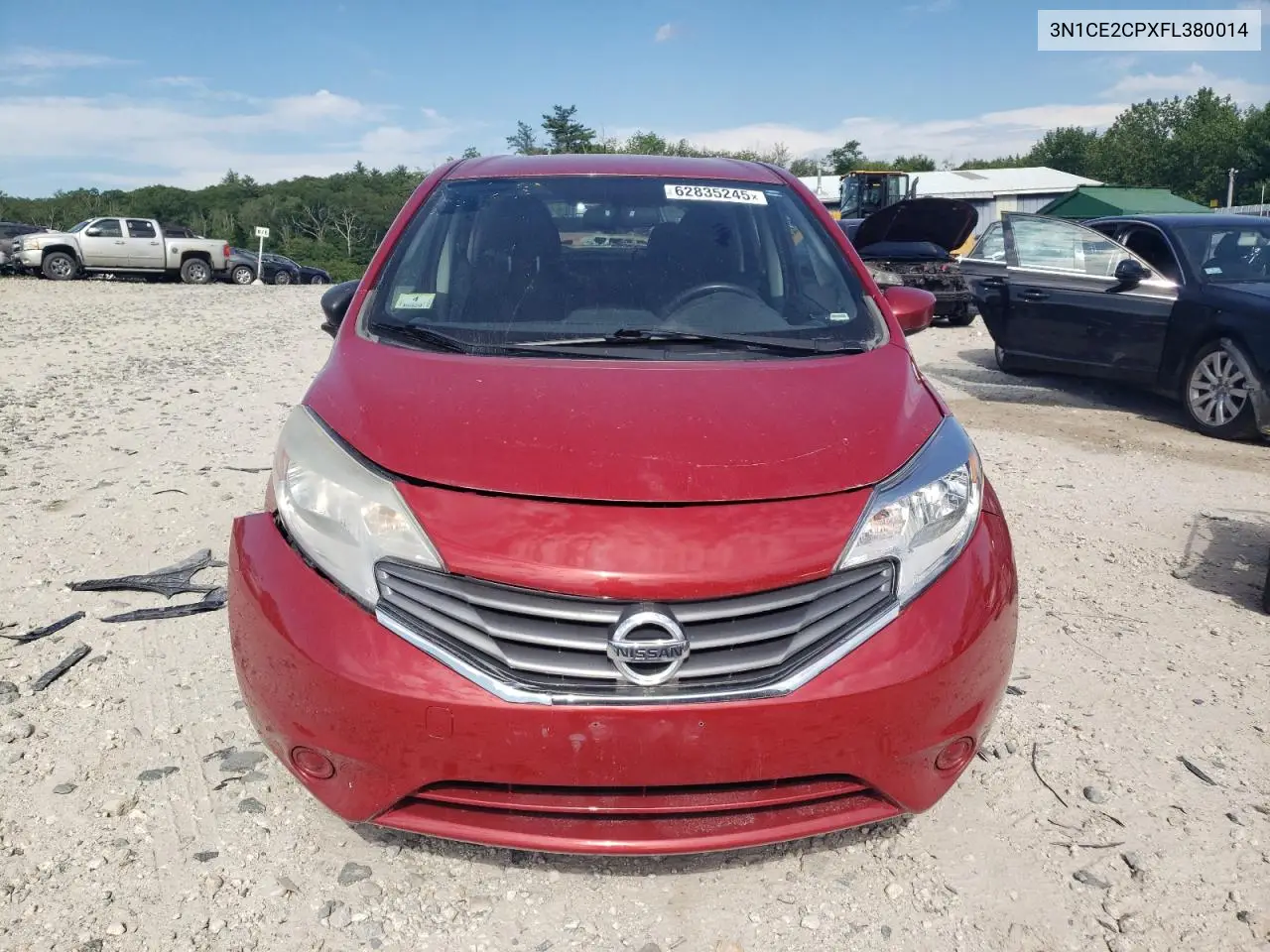 2015 Nissan Versa Note S VIN: 3N1CE2CPXFL380014 Lot: 62835245