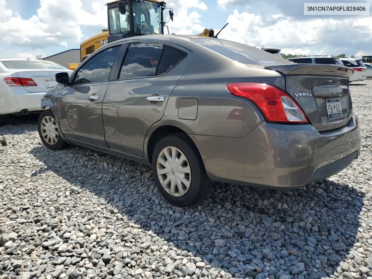 2015 Nissan Versa S VIN: 3N1CN7AP0FL828406 Lot: 62924185