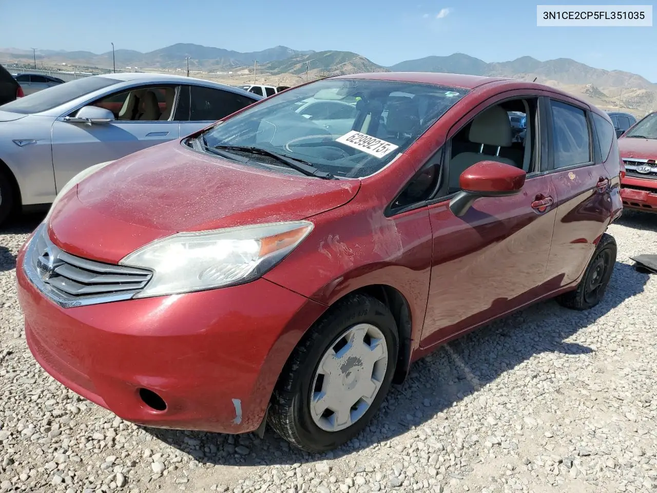 2015 Nissan Versa Note S VIN: 3N1CE2CP5FL351035 Lot: 62999215