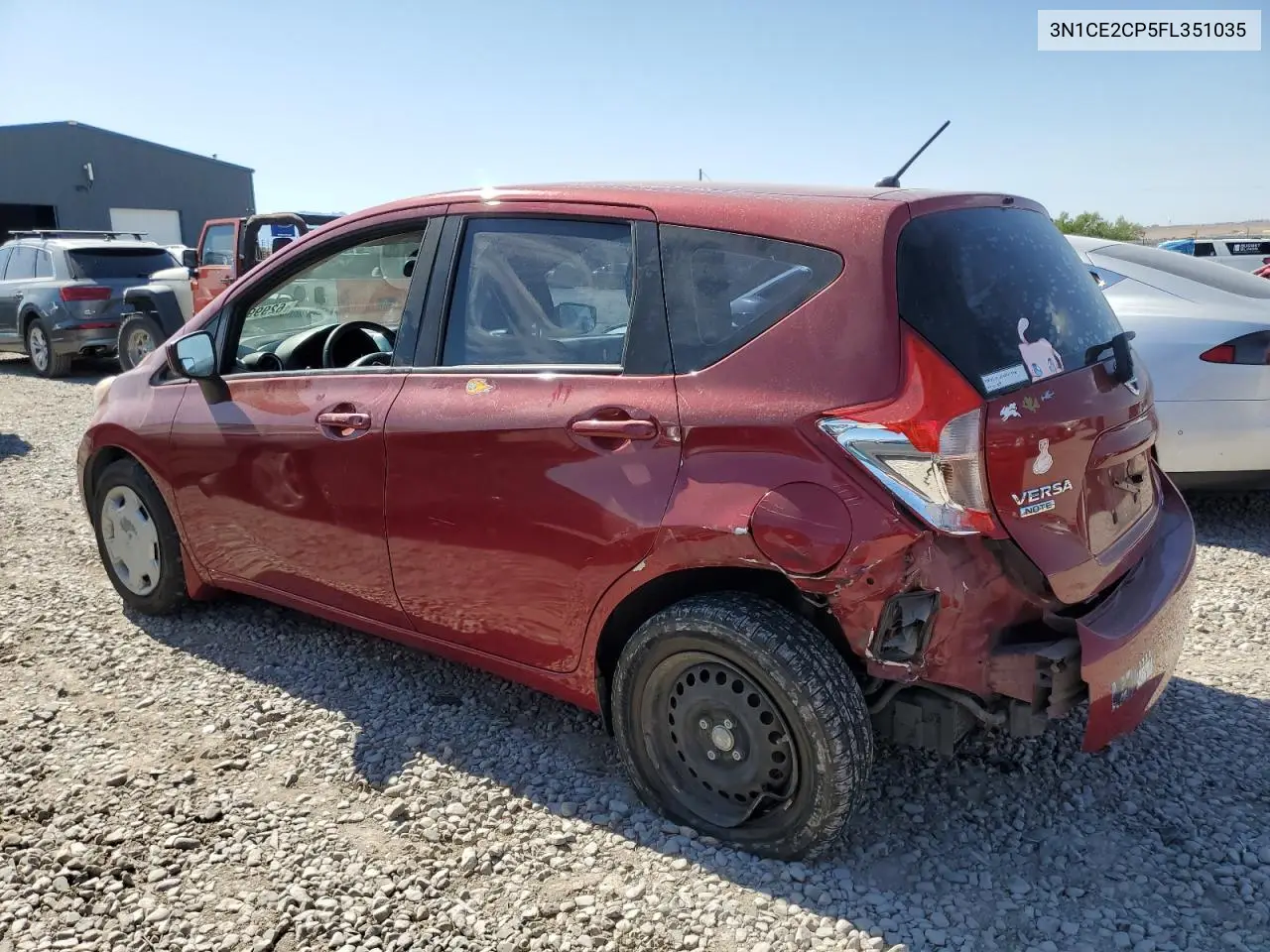 2015 Nissan Versa Note S VIN: 3N1CE2CP5FL351035 Lot: 62999215