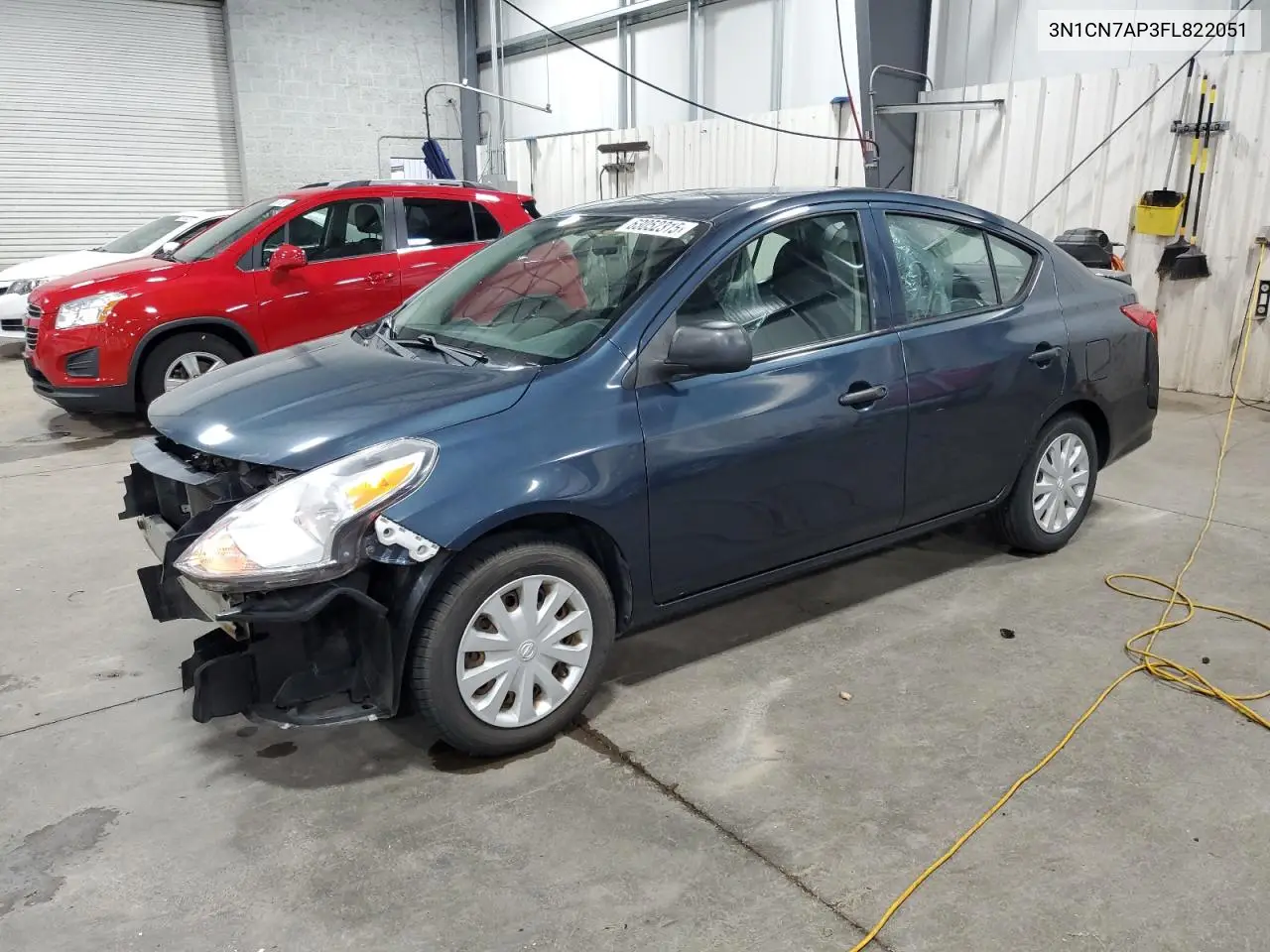 2015 Nissan Versa S VIN: 3N1CN7AP3FL822051 Lot: 63052315