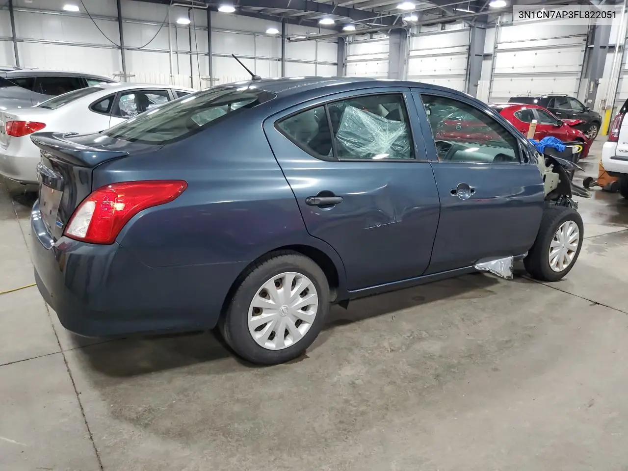 2015 Nissan Versa S VIN: 3N1CN7AP3FL822051 Lot: 63052315