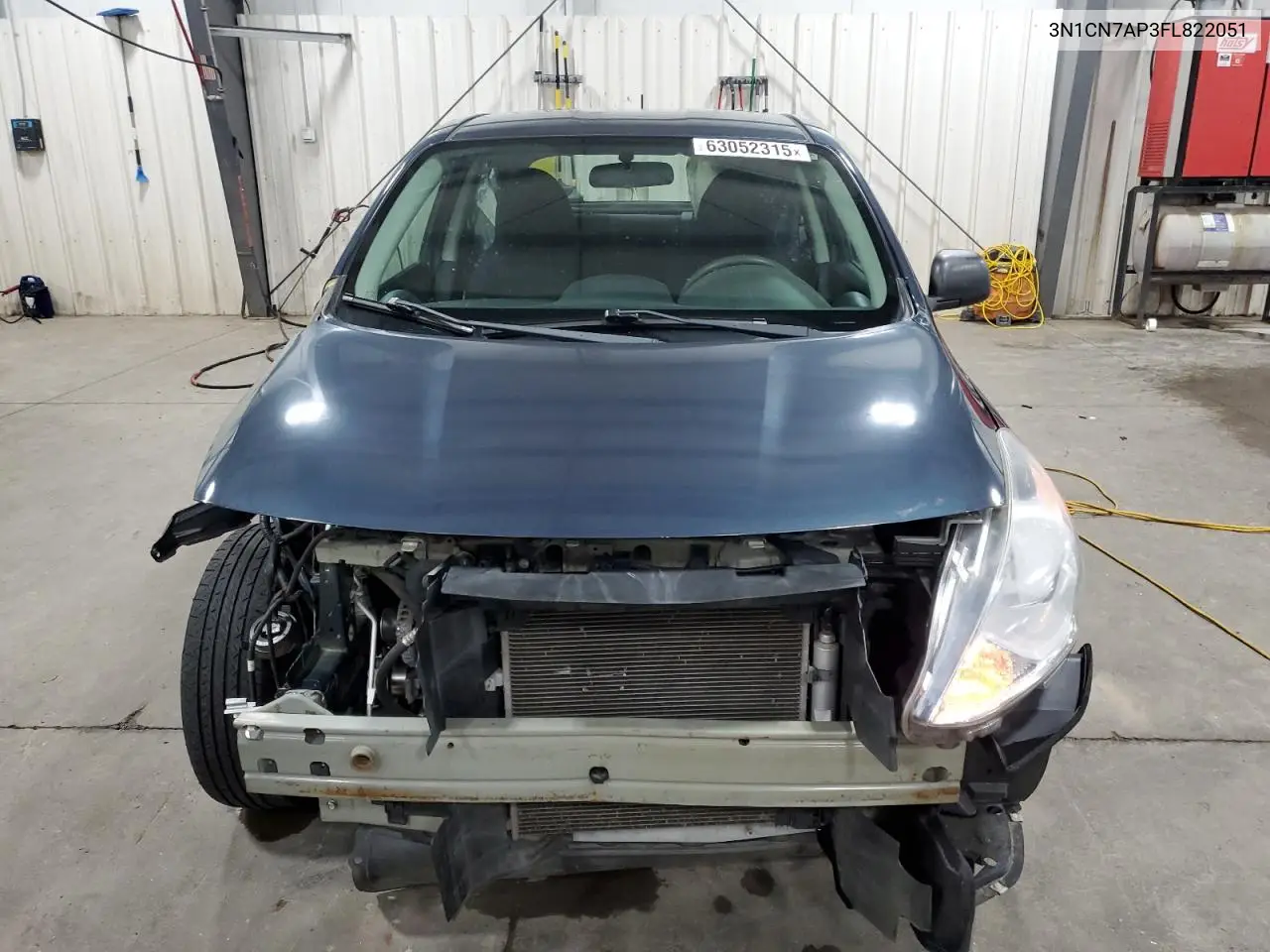 2015 Nissan Versa S VIN: 3N1CN7AP3FL822051 Lot: 63052315