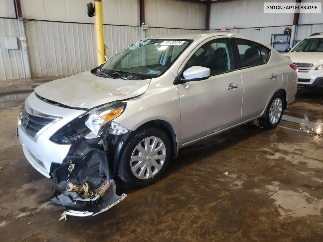 2015 Nissan Versa S VIN: 3N1CN7AP1FL834196 Lot: 63139895