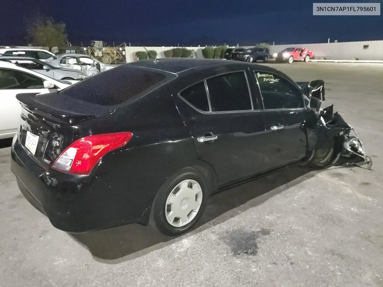 2015 Nissan Versa S VIN: 3N1CN7AP1FL795601 Lot: 63535005