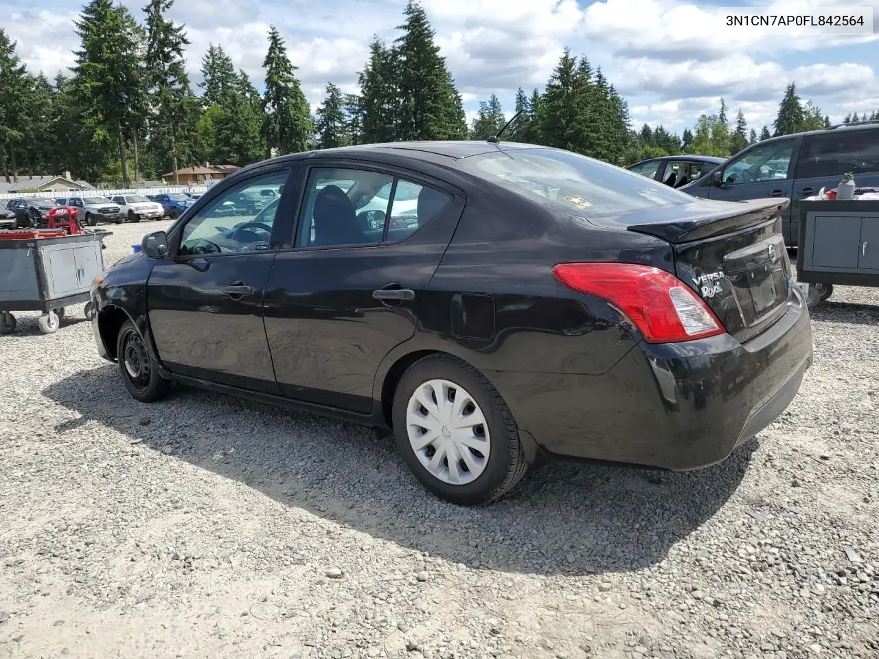 2015 Nissan Versa S VIN: 3N1CN7AP0FL842564 Lot: 63589635