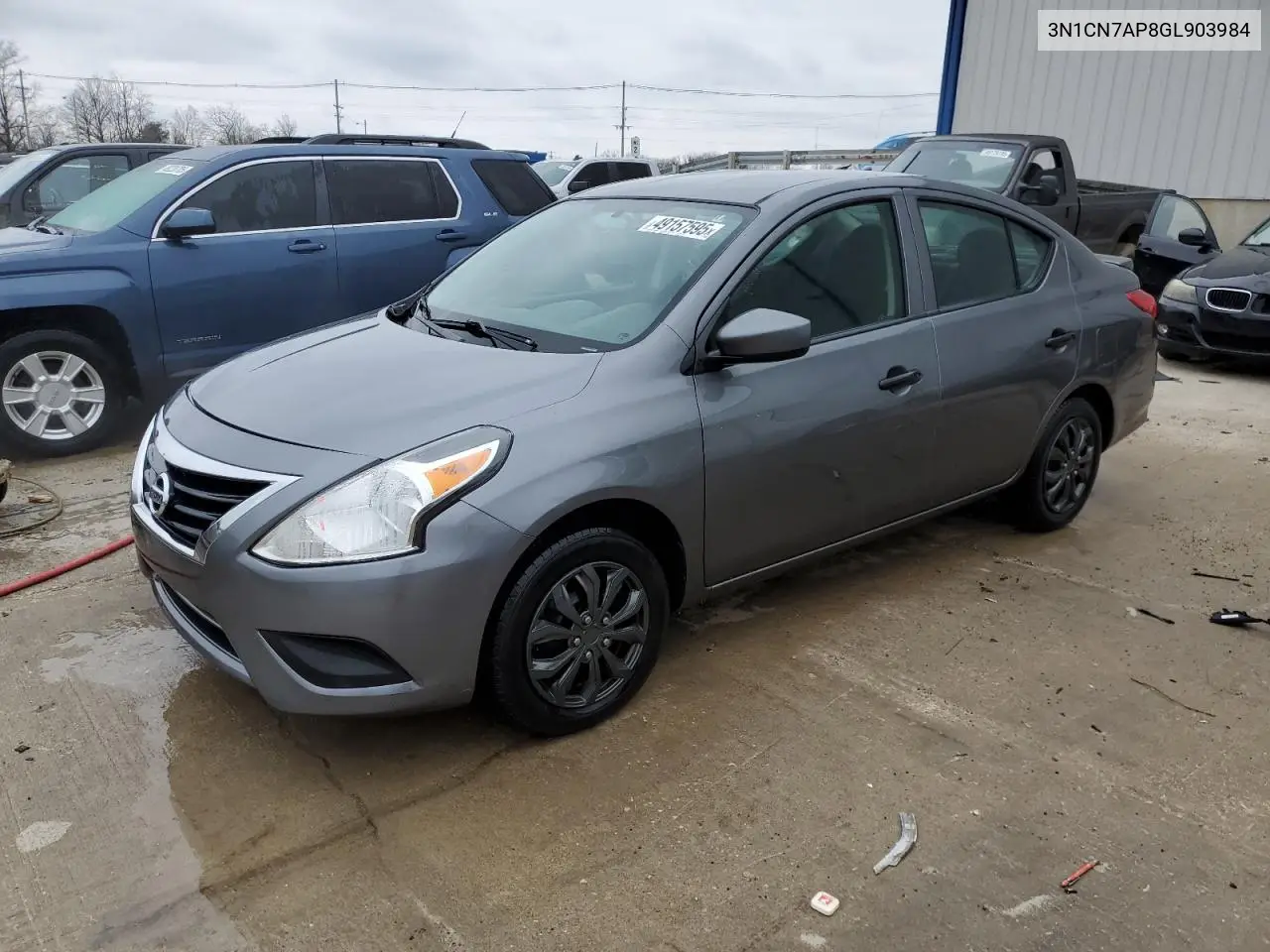 2016 Nissan Versa S VIN: 3N1CN7AP8GL903984 Lot: 49157595
