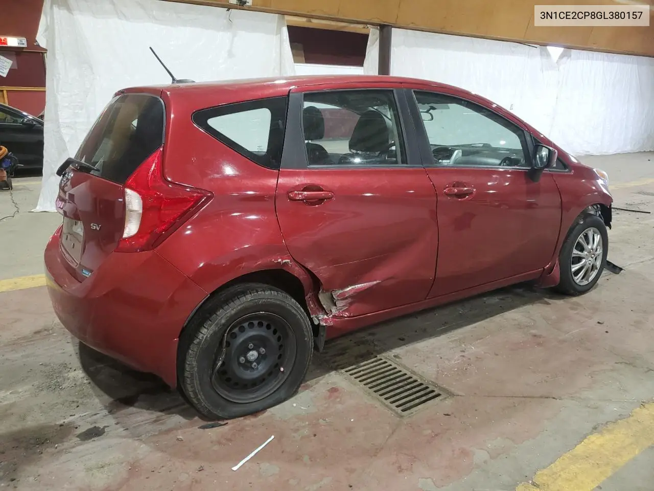 2016 Nissan Versa Note S VIN: 3N1CE2CP8GL380157 Lot: 56600375