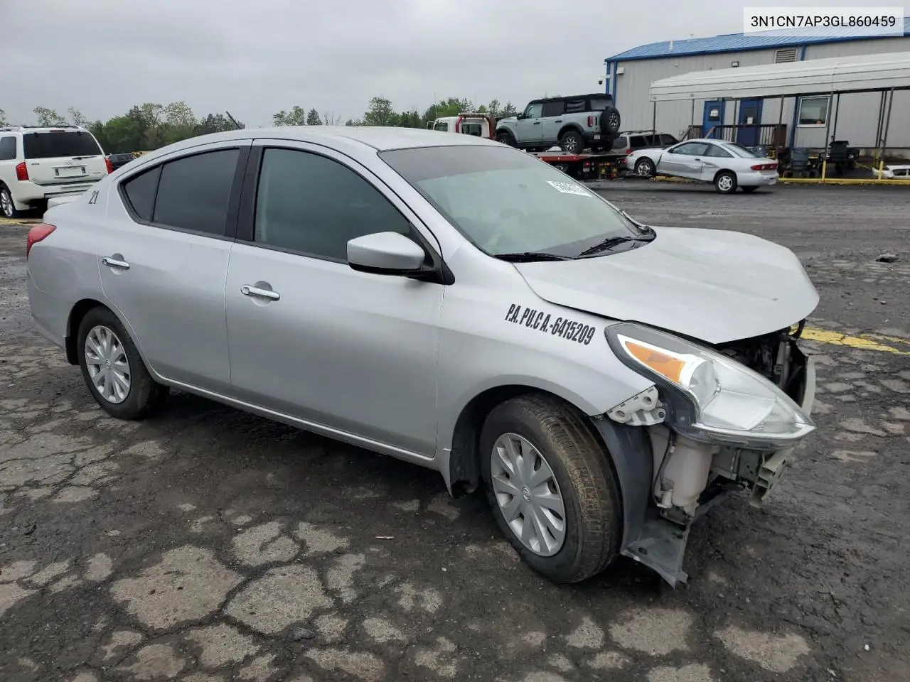 2016 Nissan Versa S VIN: 3N1CN7AP3GL860459 Lot: 56645175