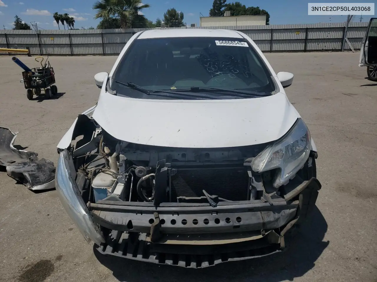 2016 Nissan Versa Note S VIN: 3N1CE2CP5GL403068 Lot: 56868545