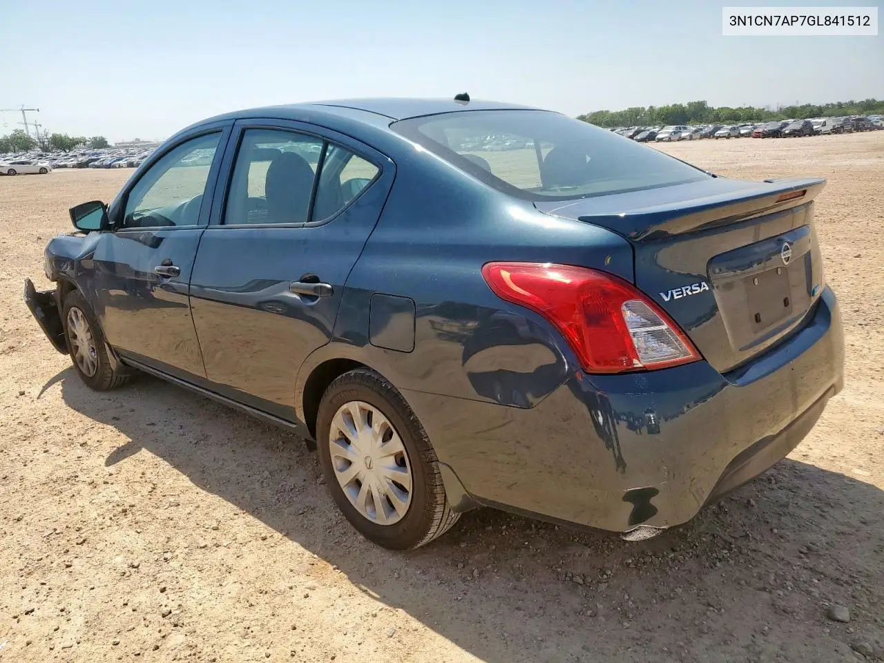2016 Nissan Versa S VIN: 3N1CN7AP7GL841512 Lot: 56961835