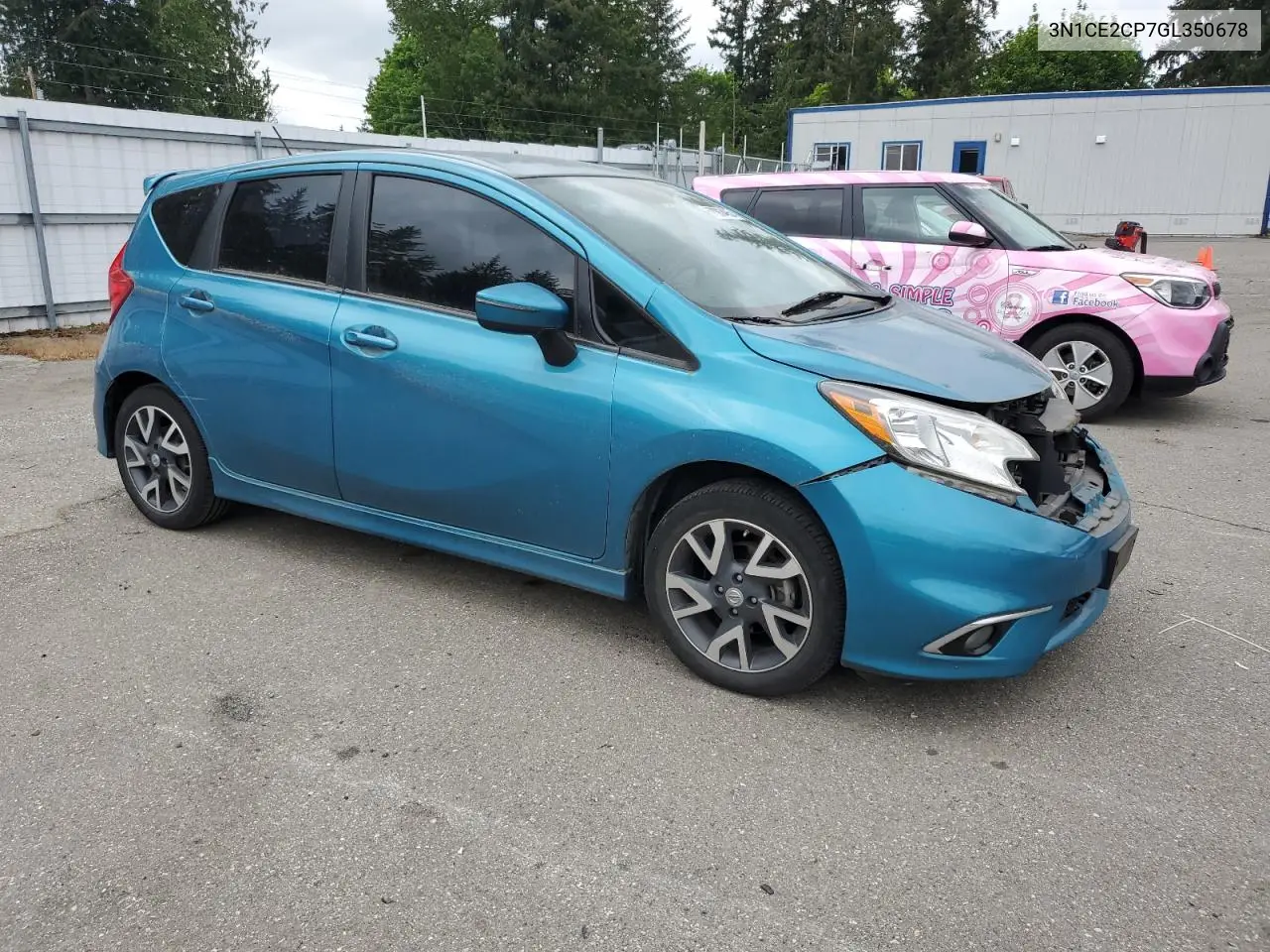 2016 Nissan Versa Note S VIN: 3N1CE2CP7GL350678 Lot: 57083485
