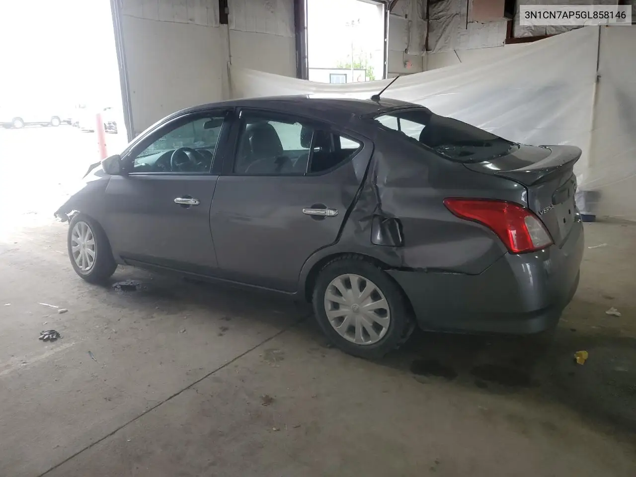 2016 Nissan Versa S VIN: 3N1CN7AP5GL858146 Lot: 58703115