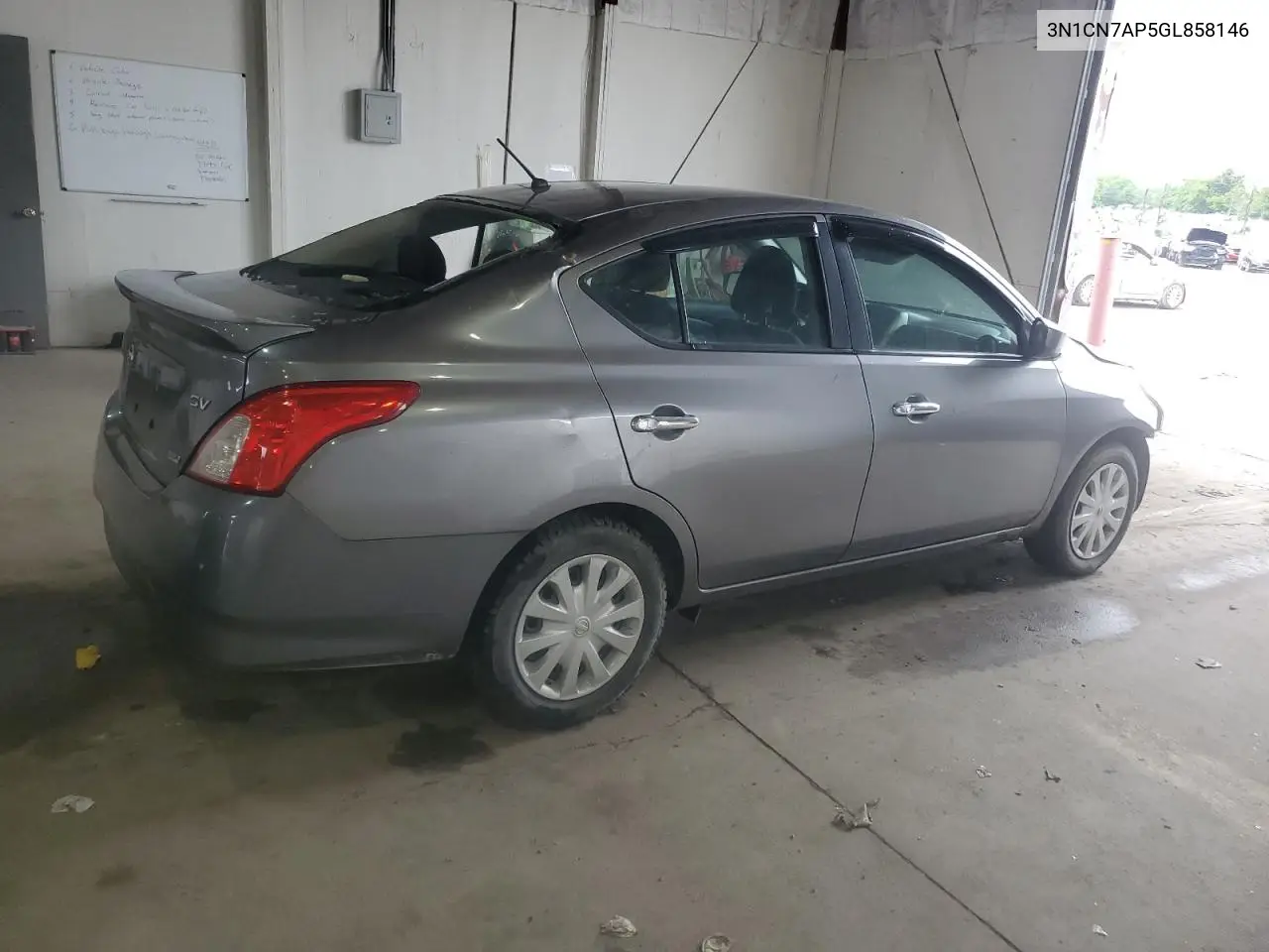 2016 Nissan Versa S VIN: 3N1CN7AP5GL858146 Lot: 58703115