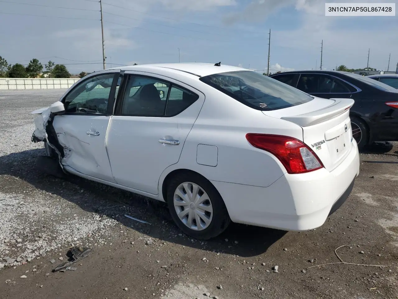2016 Nissan Versa S VIN: 3N1CN7AP5GL867428 Lot: 61666515