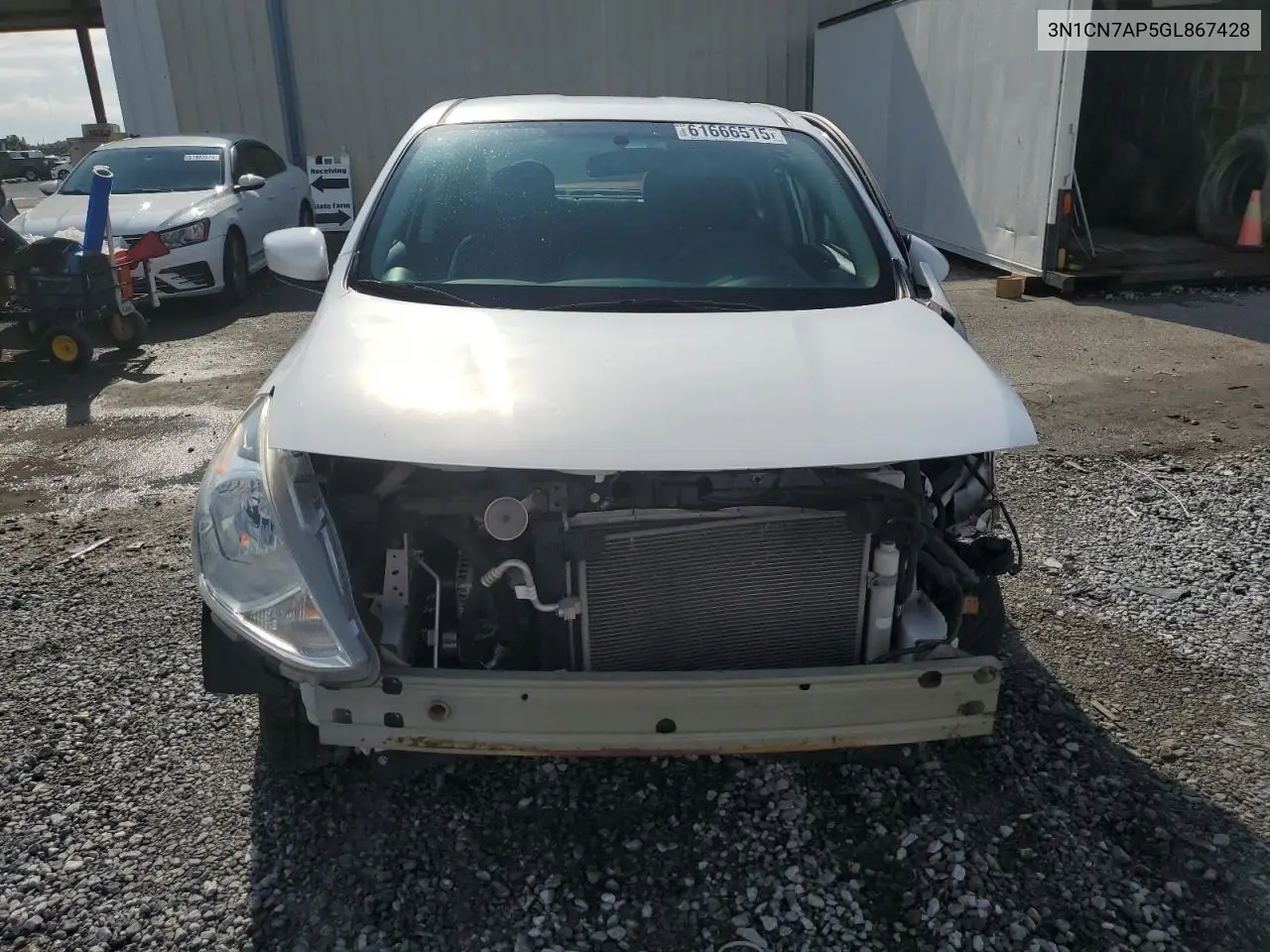 2016 Nissan Versa S VIN: 3N1CN7AP5GL867428 Lot: 61666515
