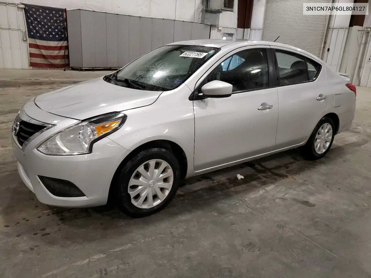 2016 Nissan Versa S VIN: 3N1CN7AP6GL804127 Lot: 62221195