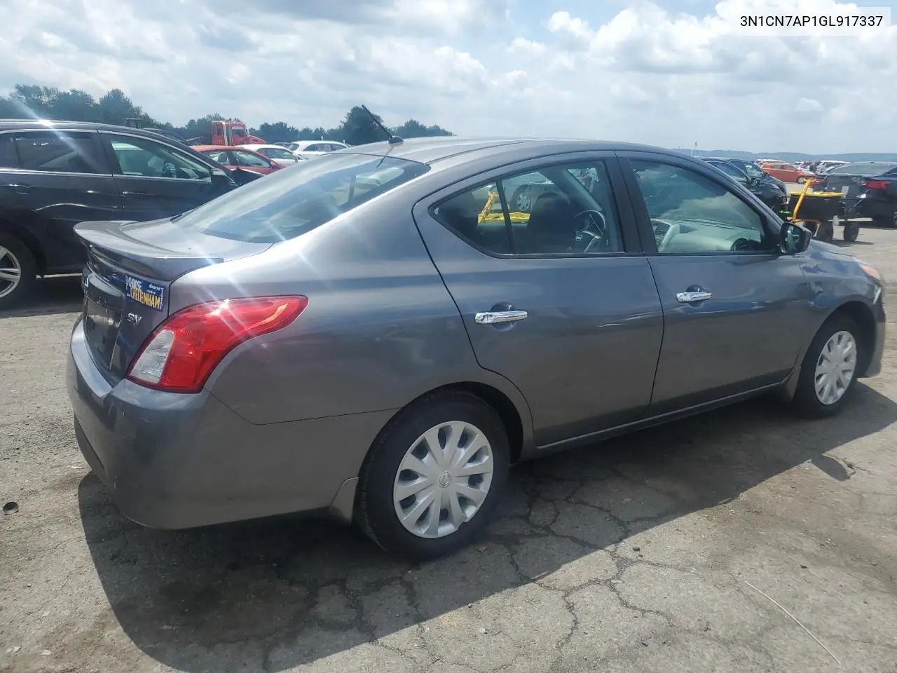 2016 Nissan Versa S VIN: 3N1CN7AP1GL917337 Lot: 62523615