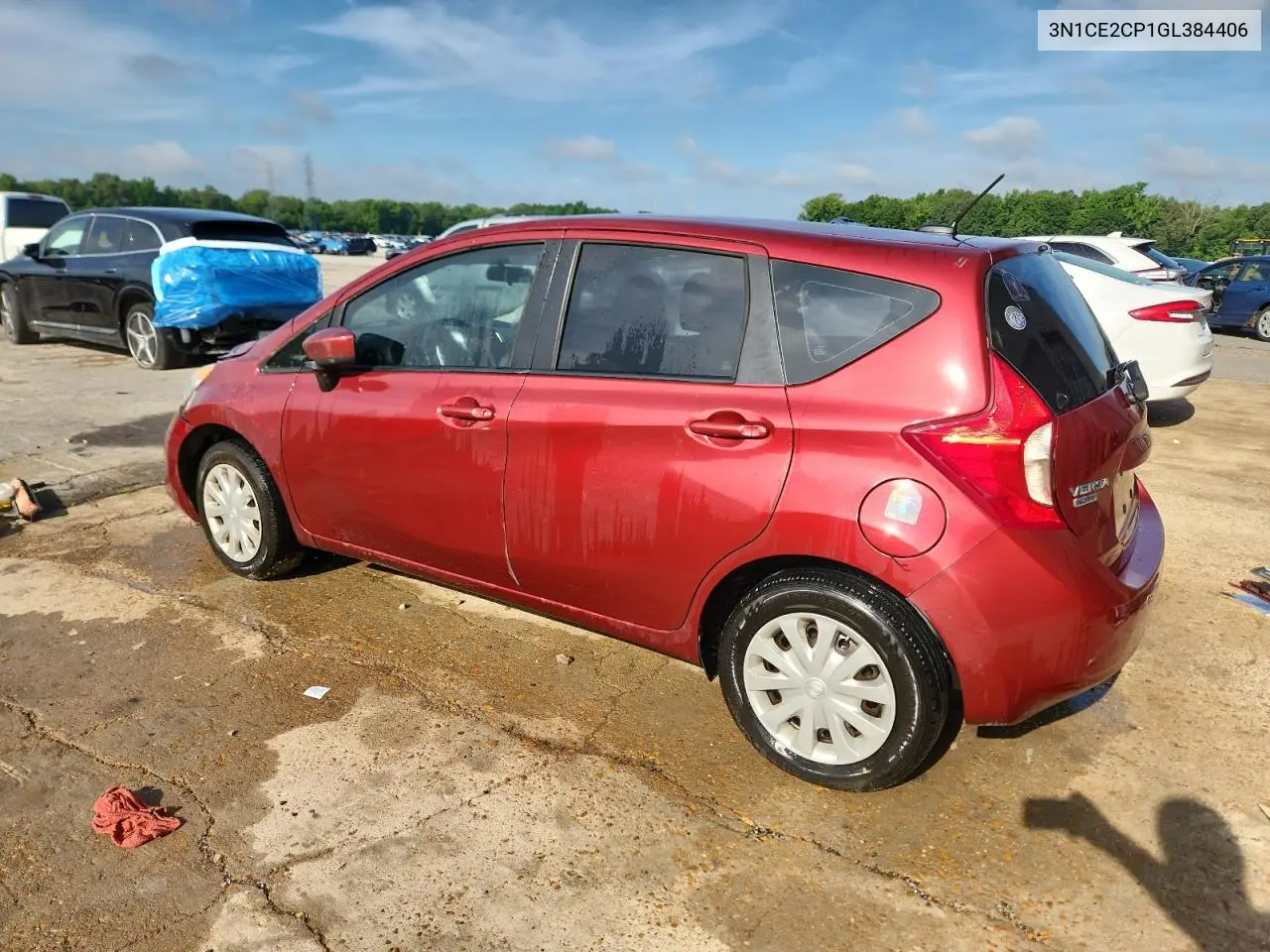 2016 Nissan Versa Note S VIN: 3N1CE2CP1GL384406 Lot: 62593235