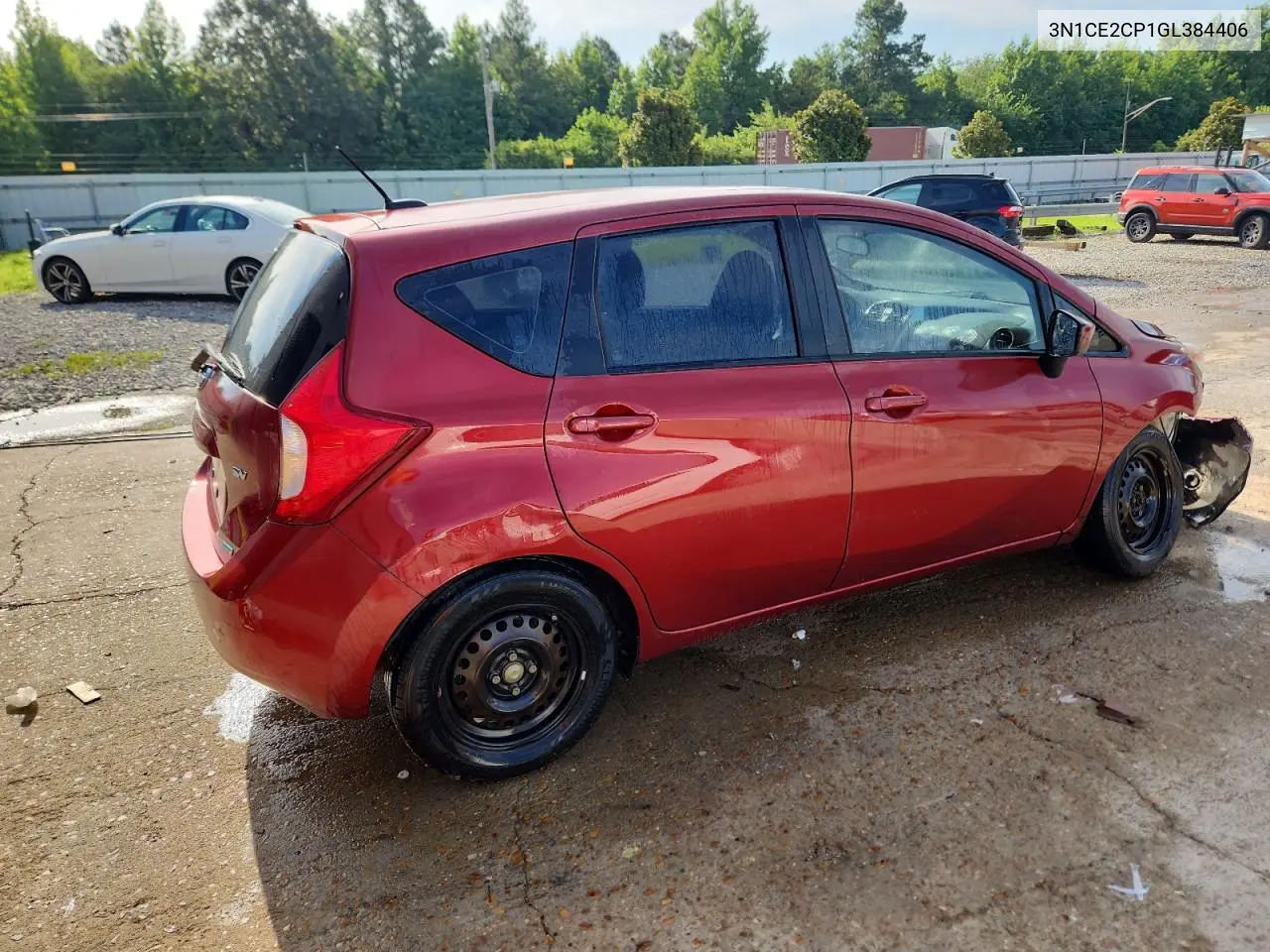 2016 Nissan Versa Note S VIN: 3N1CE2CP1GL384406 Lot: 62593235