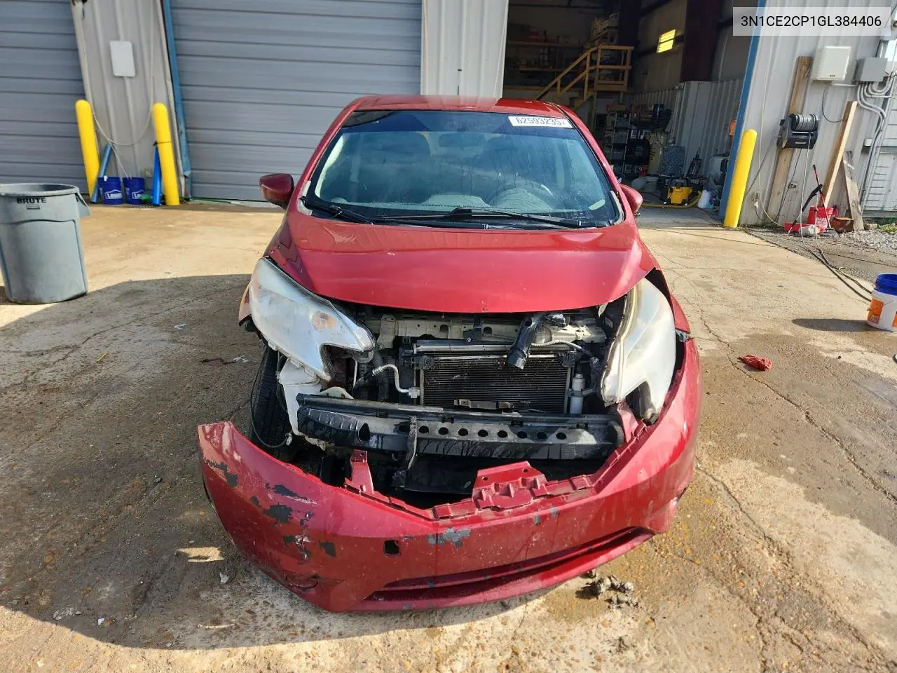 2016 Nissan Versa Note S VIN: 3N1CE2CP1GL384406 Lot: 62593235