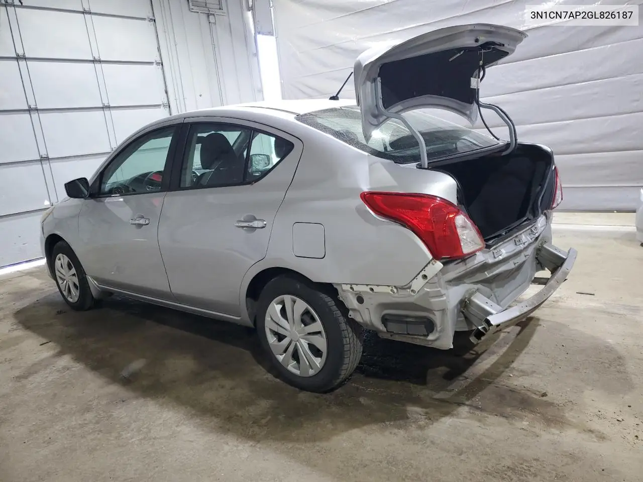 2016 Nissan Versa S VIN: 3N1CN7AP2GL826187 Lot: 62743485