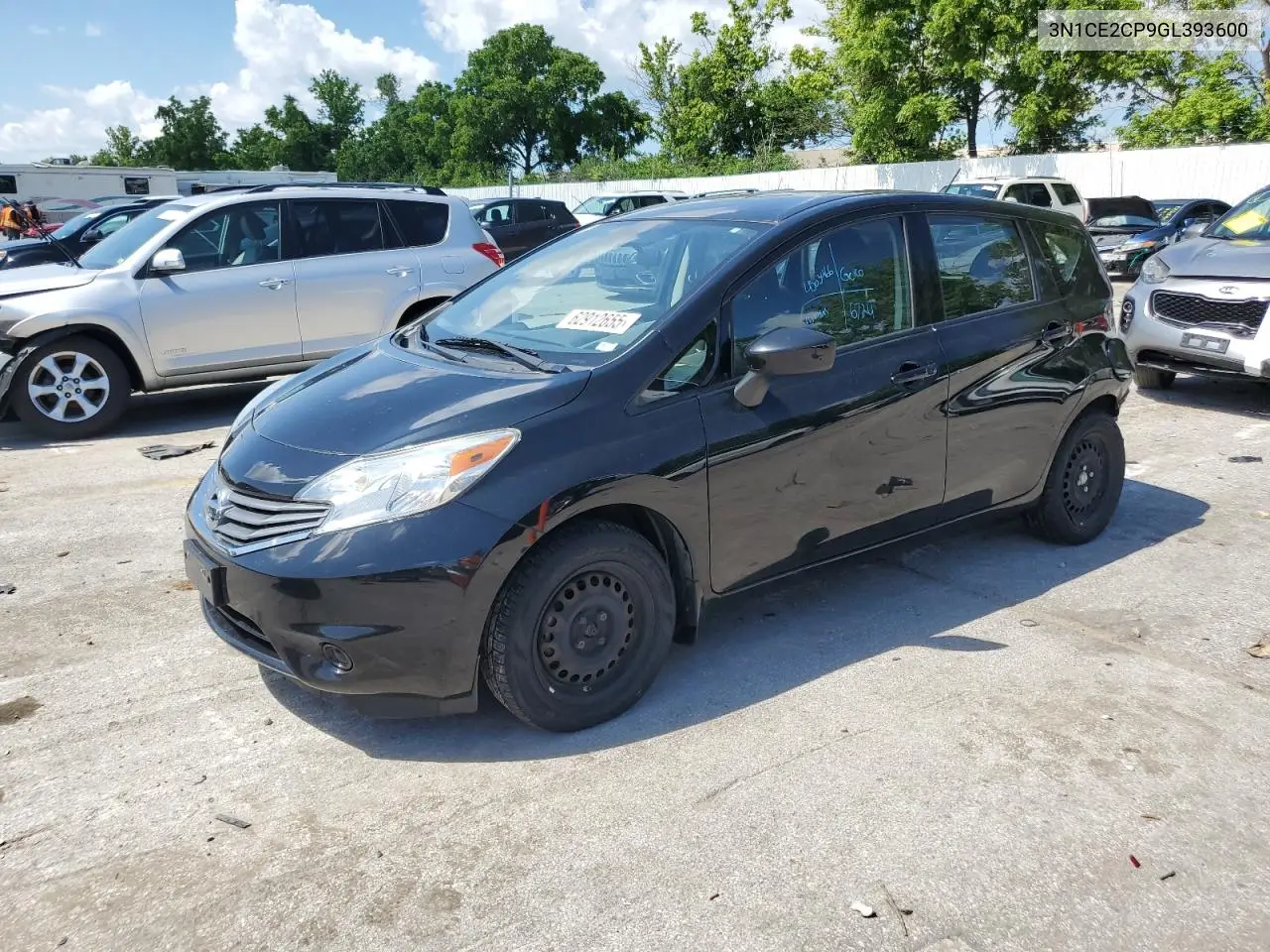2016 Nissan Versa Note S VIN: 3N1CE2CP9GL393600 Lot: 62912655