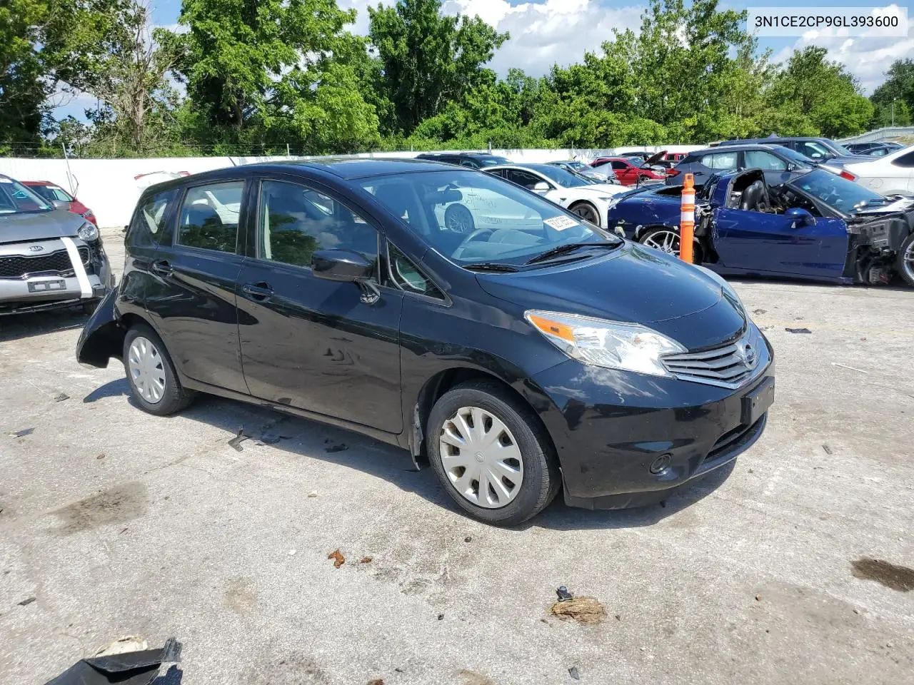 2016 Nissan Versa Note S VIN: 3N1CE2CP9GL393600 Lot: 62912655