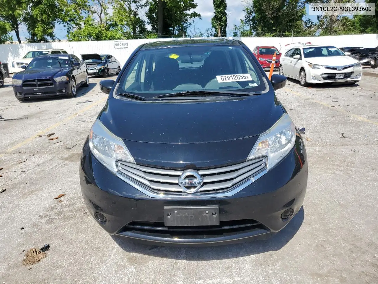 2016 Nissan Versa Note S VIN: 3N1CE2CP9GL393600 Lot: 62912655